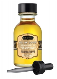 Масло для ласк с ароматом ванили Oil of Love Vanilla Creme - 22 мл. - Kama Sutra - купить с доставкой в Новомосковске