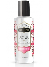 Гель-лубрикант на водной основе Divine Nectars Strawberry Dream с ароматом клубники - 150 мл. - Kama Sutra - купить с доставкой в Новомосковске