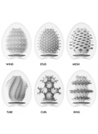 Набор из 6 мастурбаторов Tenga EGG IV с различным рельефом - Tenga - в Новомосковске купить с доставкой