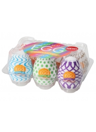 Набор из 6 мастурбаторов Tenga EGG IV с различным рельефом - Tenga - в Новомосковске купить с доставкой