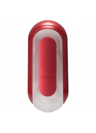 Красный мастурбатор Flip Zero Red   Warmer с подогревом - Tenga - в Новомосковске купить с доставкой