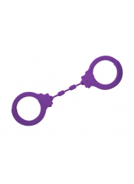 Фиолетовые силиконовые поножи Limitation - Lola Games - купить с доставкой в Новомосковске