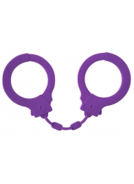 Фиолетовые силиконовые поножи Limitation - Lola Games - купить с доставкой в Новомосковске
