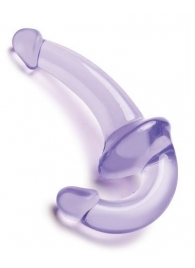 Фиолетовый безремневой страпон Strapless Strap-On - Lux Fetish - купить с доставкой в Новомосковске