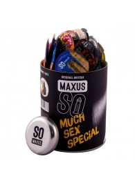 Текстурированные презервативы в кейсе MAXUS So Much Sex - 100 шт. - Maxus - купить с доставкой в Новомосковске