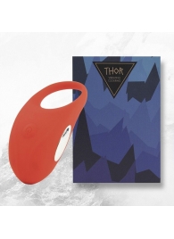 Красное кольцо с вибрацией Thor Cockring - FeelzToys - в Новомосковске купить с доставкой