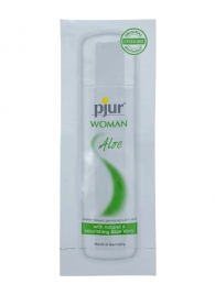 Лубрикант на водной основе pjur WOMAN Aloe - 2 мл. - Pjur - купить с доставкой в Новомосковске