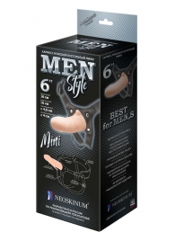 Пустотелый фаллопротез MEN STYLE - 17,5 см. - LOVETOY (А-Полимер) - купить с доставкой в Новомосковске