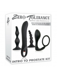 Набор стимуляторов простаты Intro To Prostate Kit - Zero Tolerance - в Новомосковске купить с доставкой