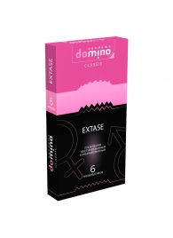 Презервативы с точками и рёбрышками DOMINO Classic Extase - 6 шт. - Domino - купить с доставкой в Новомосковске