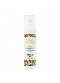 Разогревающее массажное масло с ароматом пина колада Gourmet Pina Colada - 50 мл. - Exsens - купить с доставкой в Новомосковске