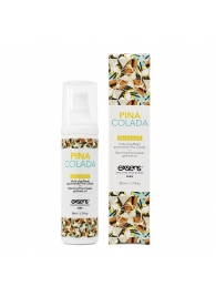 Разогревающее массажное масло с ароматом пина колада Gourmet Pina Colada - 50 мл. - Exsens - купить с доставкой в Новомосковске