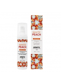 Разогревающее массажное масло Gourmet White Peach Organic с органическими ингредиентами - 50 мл. - Exsens - купить с доставкой в Новомосковске