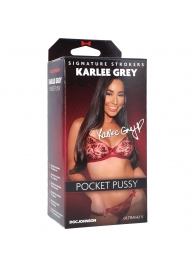Мастурбатор-вагина Karlee Grey ULTRASKYN Pocket Pussy - Doc Johnson - в Новомосковске купить с доставкой