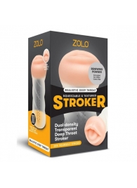 Мастурбатор-ротик ZOLO DEEP THROAT - Zolo - в Новомосковске купить с доставкой