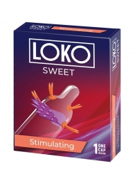 Стимулирующая насадка на пенис LOKO SWEET с возбуждающим эффектом - Sitabella - в Новомосковске купить с доставкой
