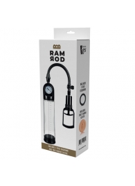 Прозрачная вакуумная помпа с манометром Deluxe Penis Pump - Dream Toys - в Новомосковске купить с доставкой