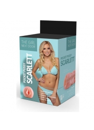 Телесный мастурбатор-вагина Scarlett - Dream Toys - в Новомосковске купить с доставкой