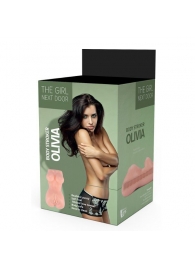 Телесный мастурбатор-вагина Olivia - Dream Toys - в Новомосковске купить с доставкой