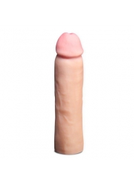 Телесная фаллическая насадка на пенис Magnum Xtender - 23 см. - Blush Novelties - в Новомосковске купить с доставкой