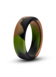 Эрекционное кольцо камуфляжной расцветки Silicone Camo Cock Ring - Blush Novelties - в Новомосковске купить с доставкой
