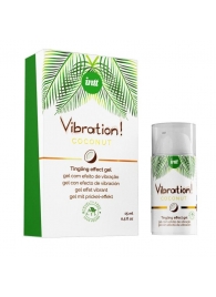 Возбуждающий гель с ароматом кокоса Vibration Coconut - 15 мл. - INTT - купить с доставкой в Новомосковске
