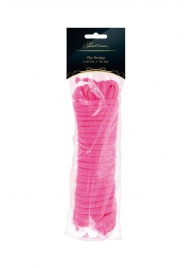 Розовая веревка для связывания Sweet Caress Rope - 10 метров - Sweet Caress - купить с доставкой в Новомосковске