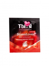 Разогревающий гель-лубрикант Stimulove Strong в одноразовой упаковке - 4 гр. - Биоритм - купить с доставкой в Новомосковске