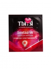 Возбуждающий крем для женщин Sextaz-W в одноразовой упаковке - 1,5 гр. - Биоритм - купить с доставкой в Новомосковске