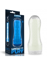 Светящийся в темноте мастурбатор Lumino Play Masturbator Ribbed - Lovetoy - в Новомосковске купить с доставкой
