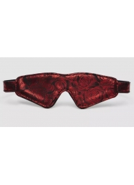 Двусторонняя красно-черная маска на глаза Reversible Faux Leather Blindfold - Fifty Shades of Grey - купить с доставкой в Новомосковске