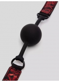 Кляп-шар на двусторонних ремешках Reversible Silicone Ball Gag - Fifty Shades of Grey - купить с доставкой в Новомосковске