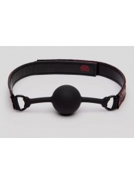 Кляп-шар на двусторонних ремешках Reversible Silicone Ball Gag - Fifty Shades of Grey - купить с доставкой в Новомосковске