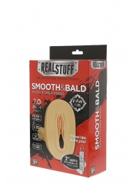 Мастурбатор-вагина с вибрацией и выносным пультом управления REALSTUFF SMOOTH   BALD - Dream Toys - в Новомосковске купить с доставкой