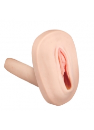 Мастурбатор-вагина с вибрацией и выносным пультом управления REALSTUFF SMOOTH   BALD - Dream Toys - в Новомосковске купить с доставкой