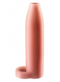 Телесная насадка Real Feel Enhancer XL - 17 см. - Pipedream - в Новомосковске купить с доставкой