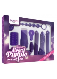 Эротический набор Toy Joy Mega Purple - Toy Joy - купить с доставкой в Новомосковске