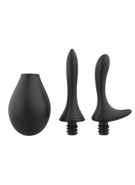 Черный анальный душ Nexus Anal Douche Set с 2 сменными насадками - Nexus Range - купить с доставкой в Новомосковске