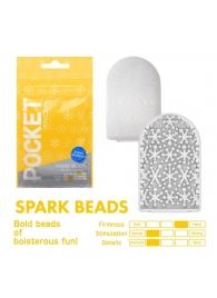 Карманный мастурбатор Spark Beads - Tenga - в Новомосковске купить с доставкой