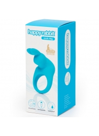 Голубое эрекционное виброкольцо Happy Rabbit Rechargeable Rabbit Cock Ring - Happy Rabbit - в Новомосковске купить с доставкой