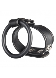 Двойное кольцо выносливости на пенис DUAL STAMINA RING - BlueLine - в Новомосковске купить с доставкой