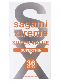 Ультратонкие презервативы Sagami Xtreme Superthin - 36 шт. - Sagami - купить с доставкой в Новомосковске