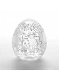 Мастурбатор-яйцо Keith Haring EGG DANCE - Tenga - в Новомосковске купить с доставкой