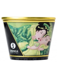 Массажная свеча Exotic Green Tea с ароматом зелёного чая - 170 мл. - Shunga - купить с доставкой в Новомосковске