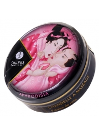 Массажная свеча Rose Petals с ароматом розы - 30 мл. - Shunga - купить с доставкой в Новомосковске