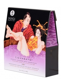 Соль для ванны Lovebath Sensual lotus, превращающая воду в гель - 650 гр. - Shunga - купить с доставкой в Новомосковске