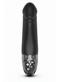 Черный вибратор с электростимуляцией Real Deal Neal - 16,5 см. - MyStim - купить с доставкой в Новомосковске