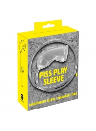 Прозрачная насадка на пенис Piss Play Sleeve для игр с мочеиспусканием - Orion - купить с доставкой в Новомосковске