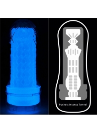 Светящийся в темноте мастурбатор Lumino Play Masturbator Pocketed - Lovetoy - в Новомосковске купить с доставкой