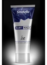 Силиконовая гель-смазка FLIRT MAGIC Ice с лёгким пролонгирующим эффектом - 75 мл. - Sitabella - купить с доставкой в Новомосковске